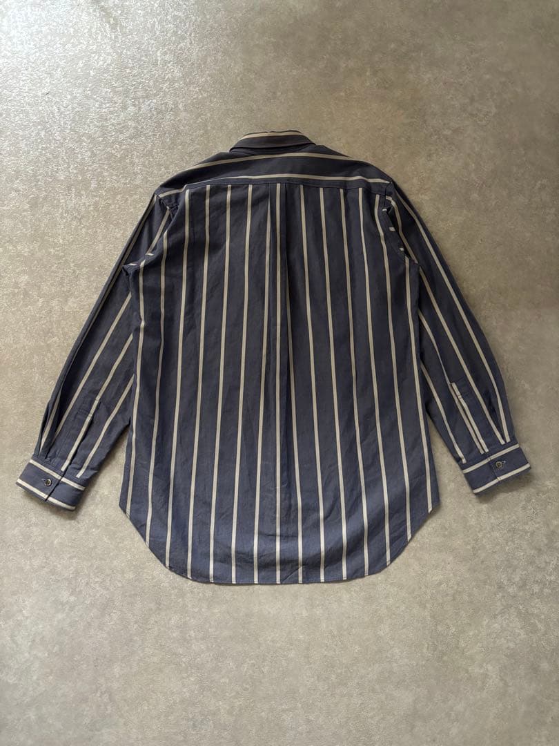 y's for men 90s 茶タグ vintageストライプ シャツ