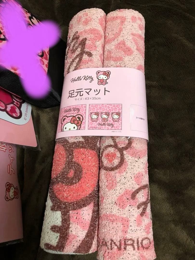 Hello Kitty ピンクヒョウ柄5点セット♡