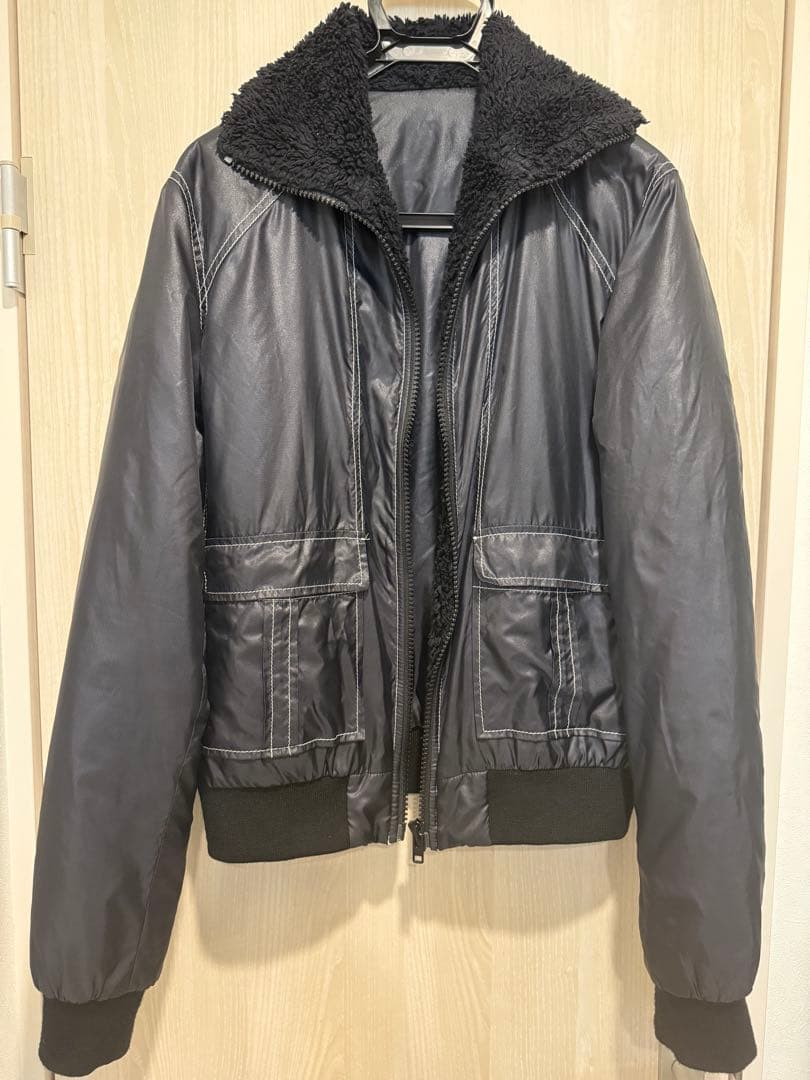 Maison Martin Margielaブラックボアブルゾン 50