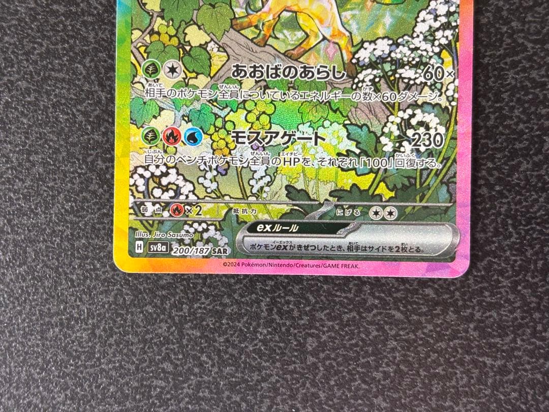 リーフィアex SAR SV8a テラスタルフェスex 200/187 - メルカリ