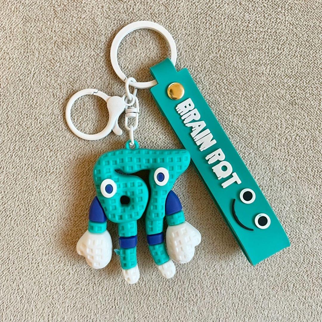 イタリアンブレインロット シックスセブン キーホルダー グリーン