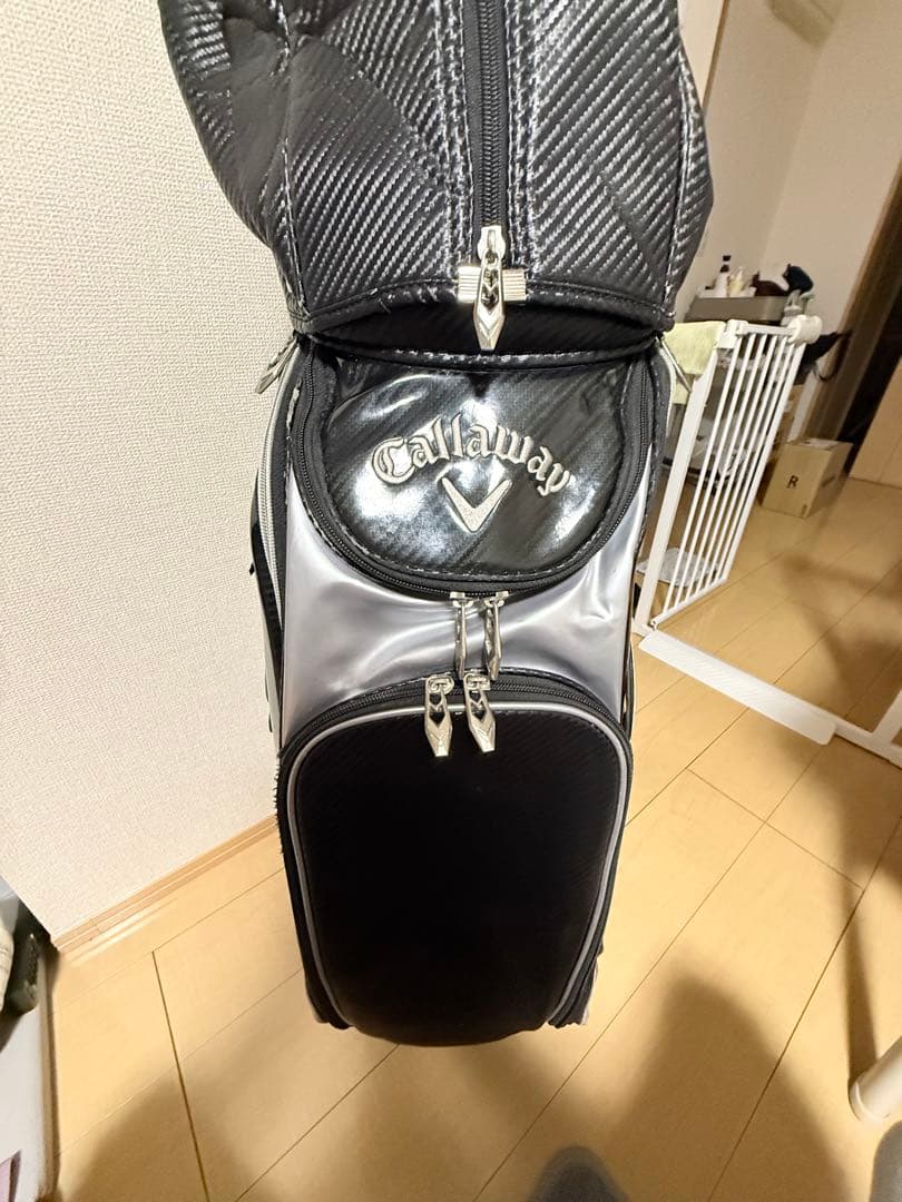 Callaway キャディバッグ 黒/シルバー - メルカリ