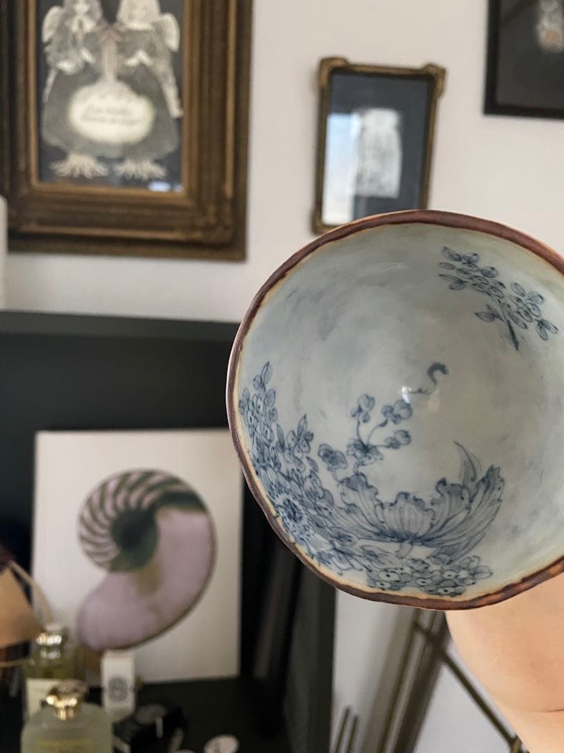 スズキヨウコ作 カタクリの花が美しいゴブレット