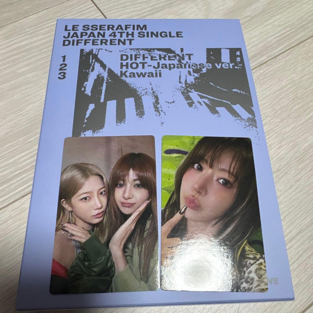 ルセラフィム アルバム トレカ LE SSERAFIM DIFFERENT - メルカリ