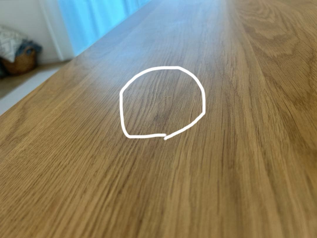 unico KINNA(キナ) ダイニングテーブル W1200 - メルカリ