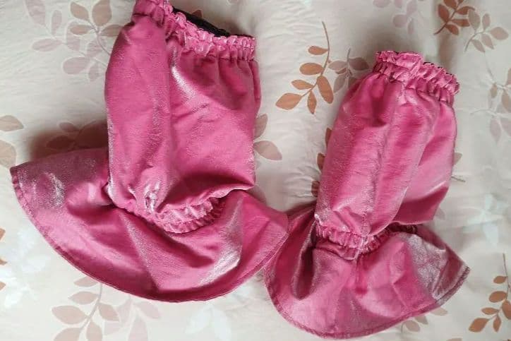 スキーウェア 上下 ピンク キルティング 本物