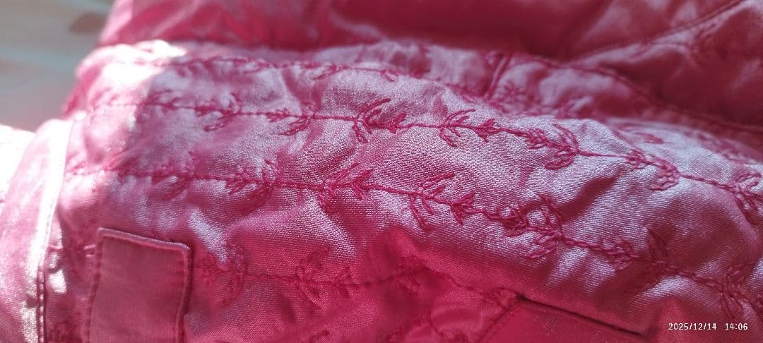 スキーウェア 上下 ピンク キルティング 本物