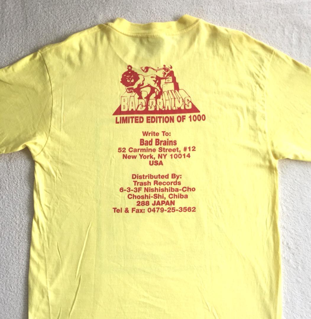 ビンテージ Bad Brains Tシャツ 95年製 1000枚限定