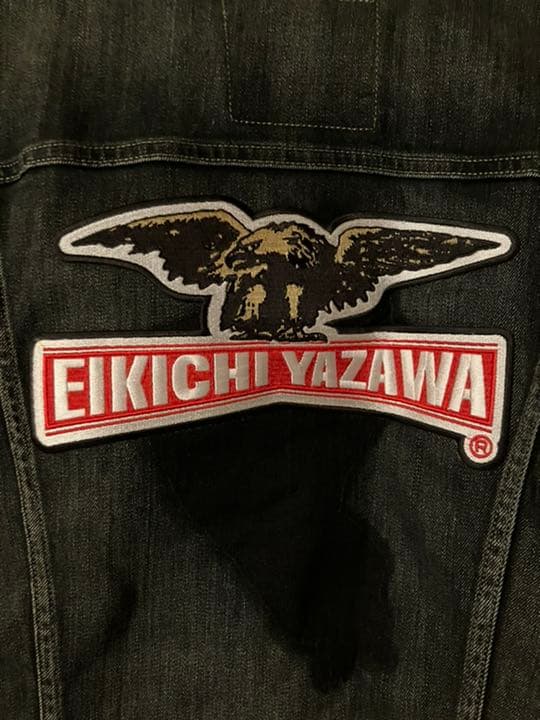 矢沢永吉　デニムベスト　イーグル　ブラックデニム　denim