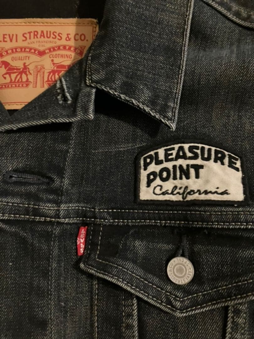 矢沢永吉　デニムベスト　イーグル　ブラックデニム　denim