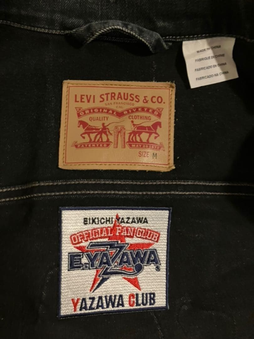 矢沢永吉　デニムベスト　イーグル　ブラックデニム　denim