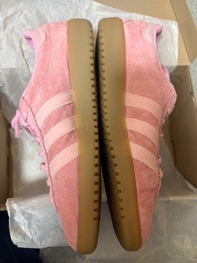 靴 ADIDAS BERMUDA Glow Pink 25.0cm