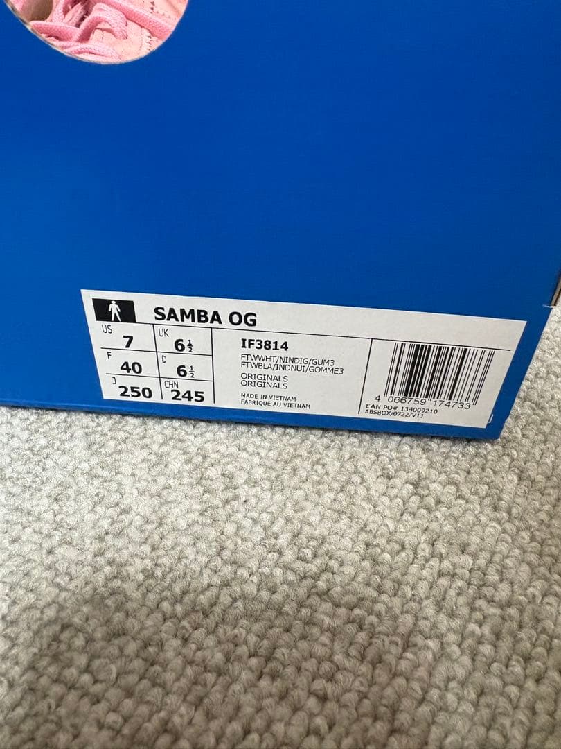 靴 ADIDAS BERMUDA Glow Pink 25.0cm