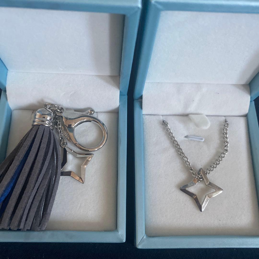 天音かなた 活動1周年記念 ネックレス＆タッセルチャーム シルバーver