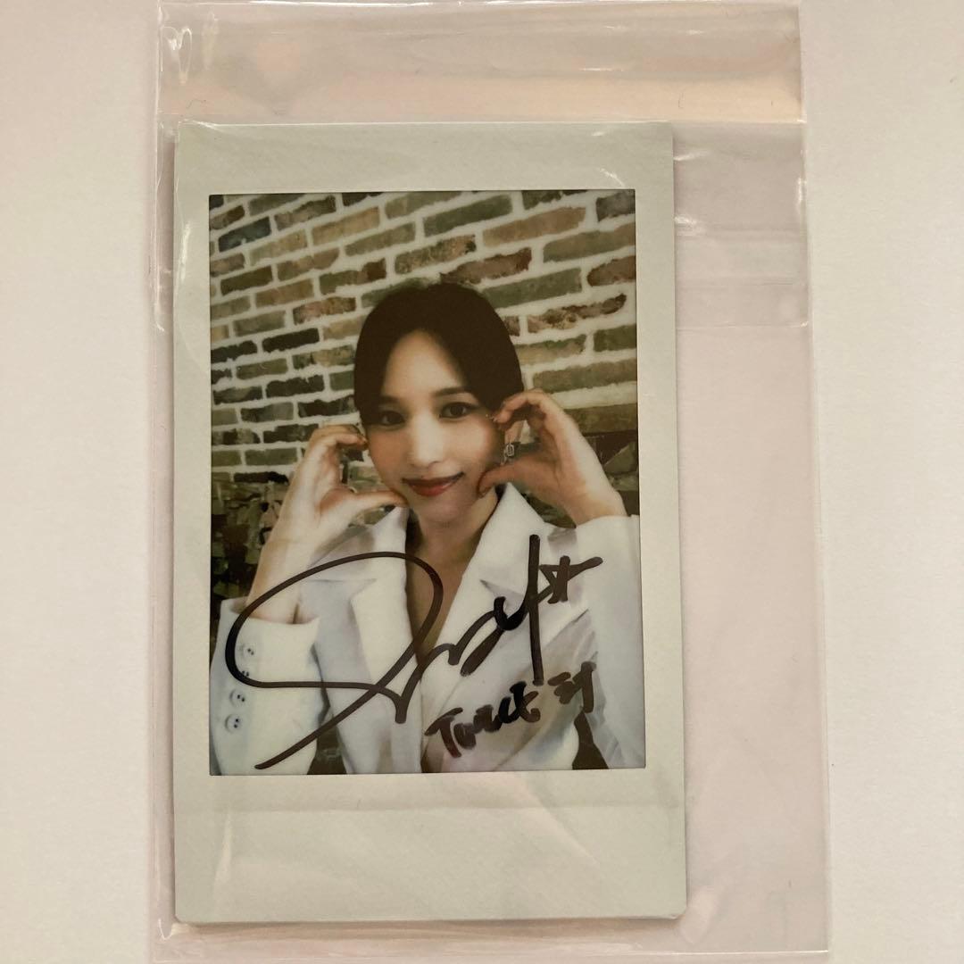 【限定出品】TWICE シーグリ2023 ミナ　サイン入りチェキ