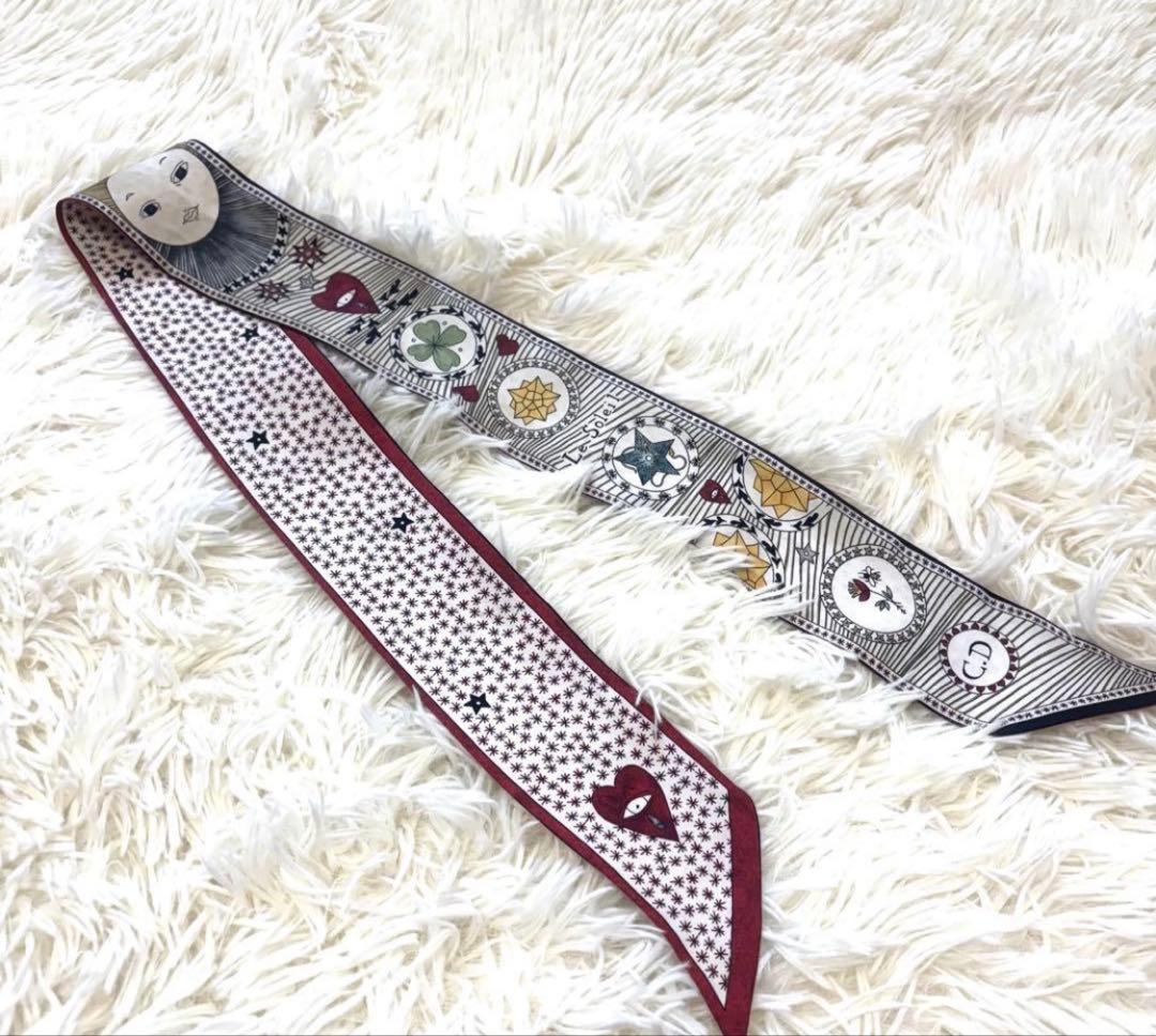 め*。様 ディオール　スカーフ《Le Soleil 》ミッツァ タロット柄