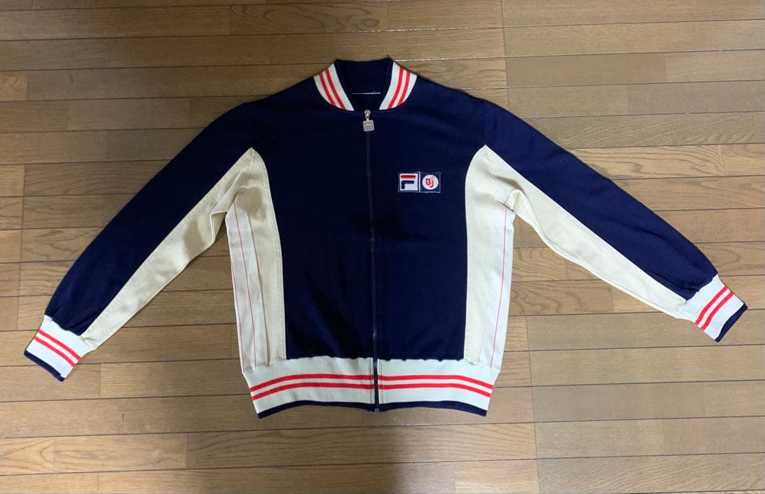 80s FILA ビヨンボルグ ジャージ ヴィンテージ あいみょん - メルカリ