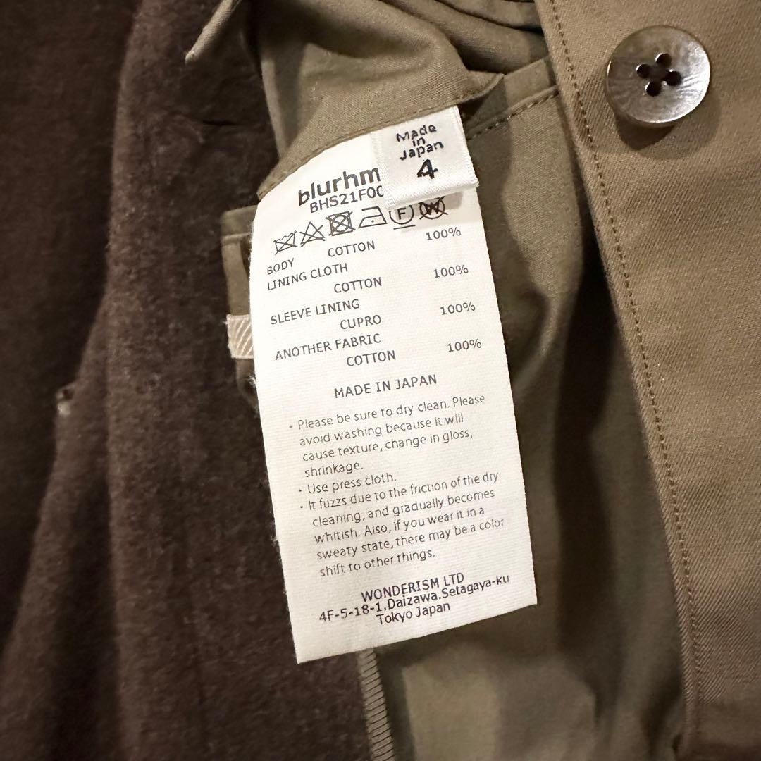 blurhms 高島涼着用 未使用 タイロッケンコート サイズ4 - メルカリ
