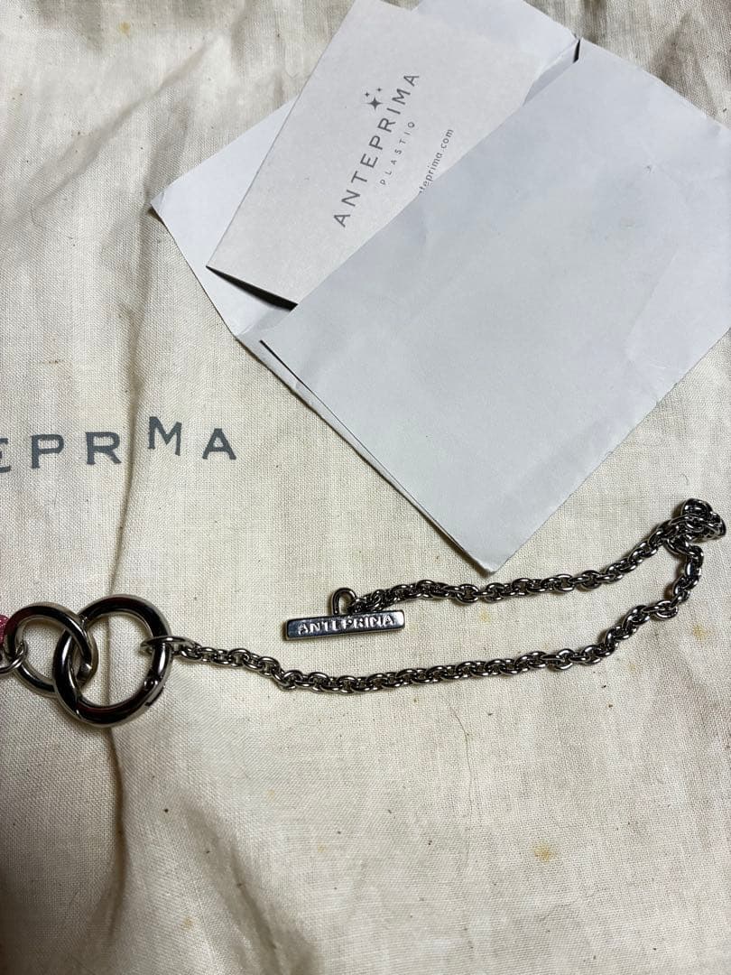 ANTEPRIMA シルバー ビーズ編み ハンドバッグ - メルカリ