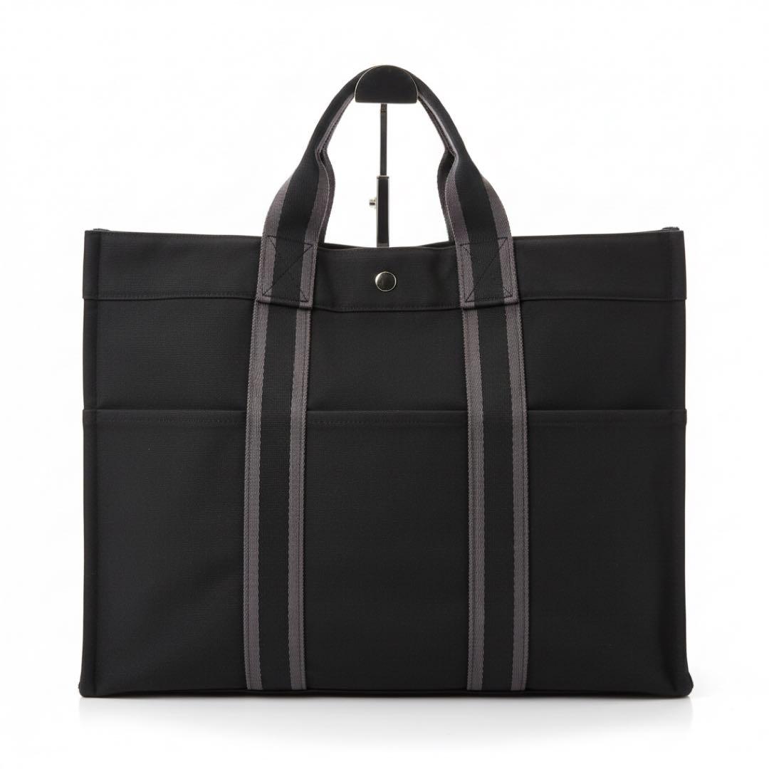 ケ*ウ様 【本物】エルメス トートバッグ フールトゥMM キャンバス 黒 ビジネ 楽天市場】【バッグ】HERMES エルメス フールトゥMM トートバッグ