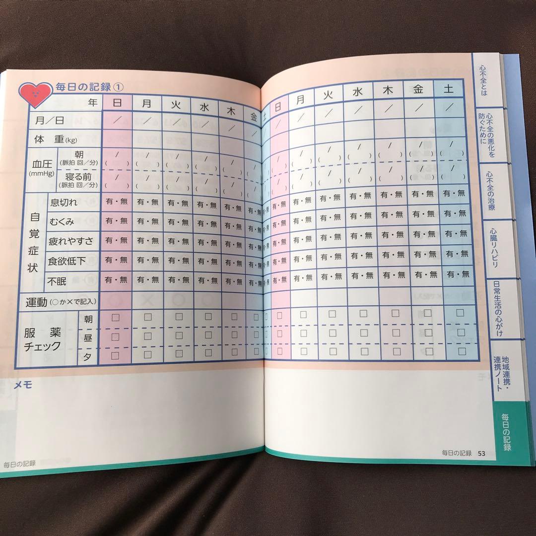心不全手帳 3冊 - メルカリ