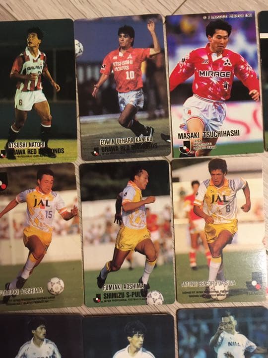 ◆1990年代　【初期】Jリーグチップス カード60枚