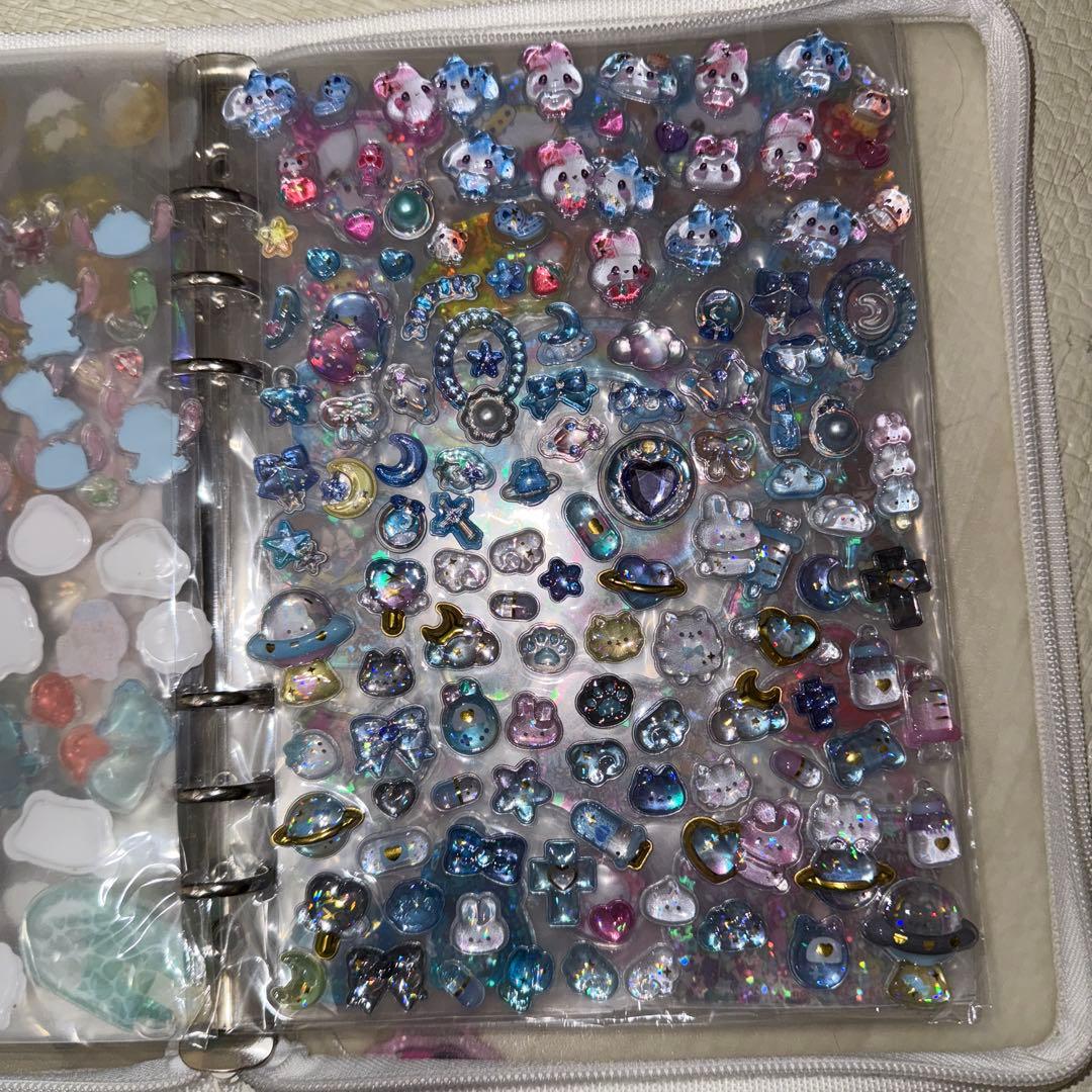 シール 帳完成形一冊 ストラップ付き