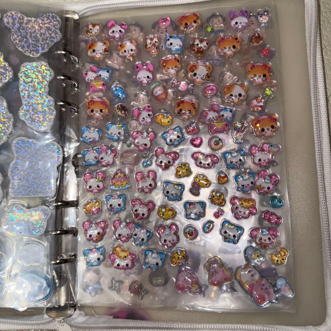 シール 帳完成形一冊 ストラップ付き