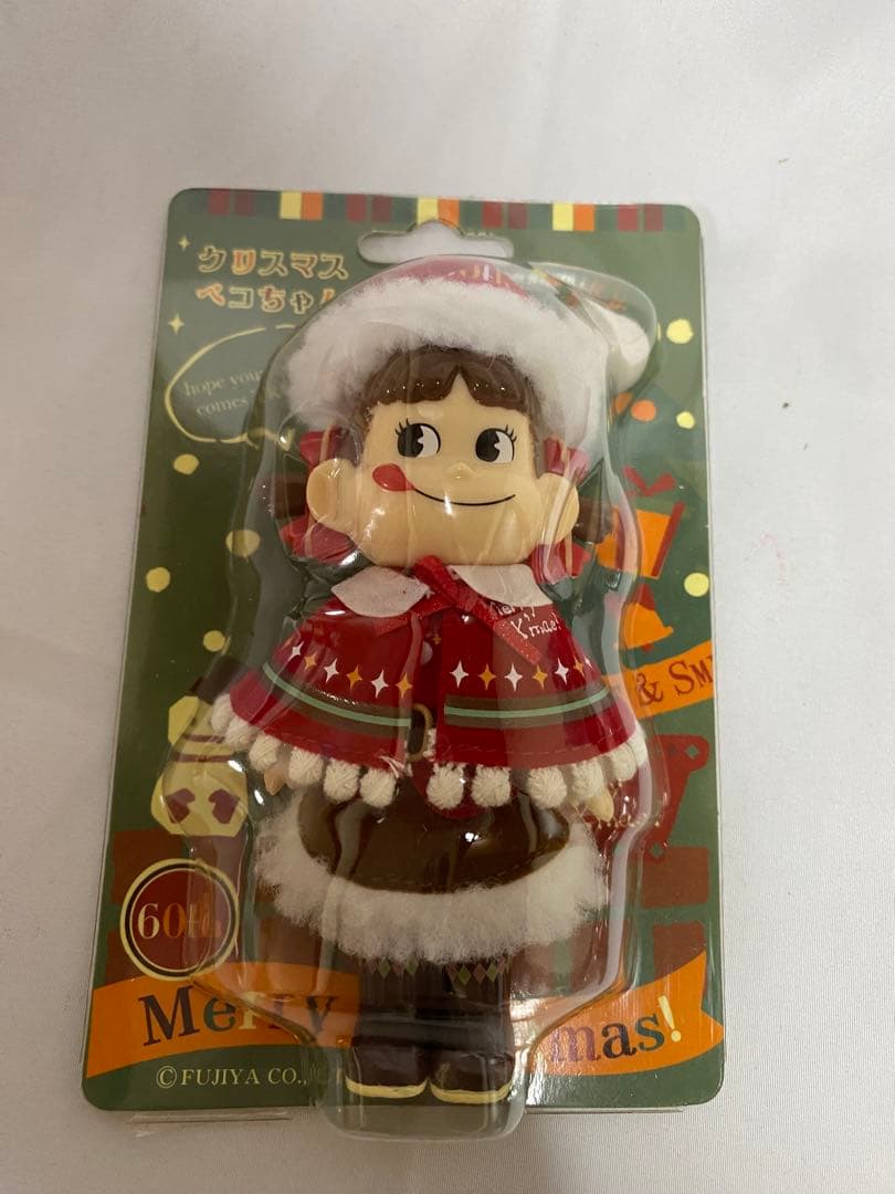 ペコちゃん人形　5個セット オーバーオール　ラブリー　クリスマス　ウィンター