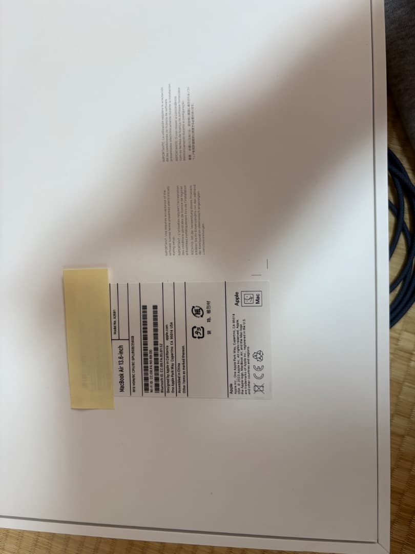 MacBook Air 13/2022/M2/8GB/256GB ミッドナイト