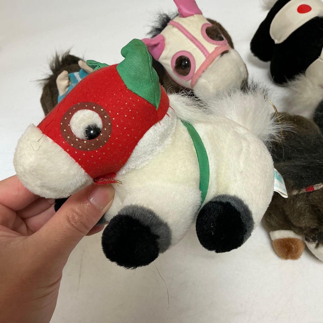 オグリキャップ エリザベス 多数 競馬馬デザインぬいぐるみセット