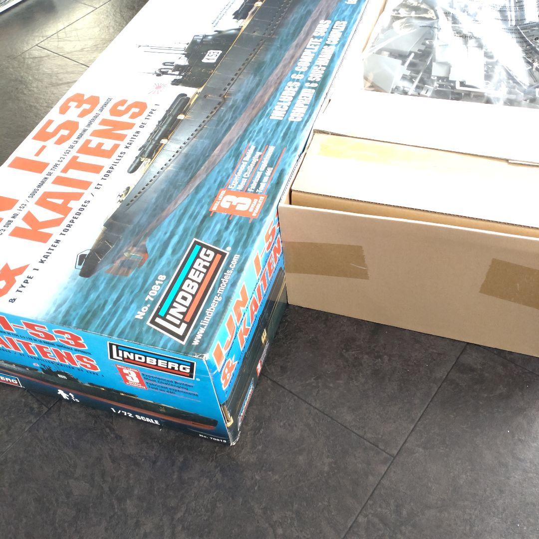 【希少 未開封 大型模型】IJN I-53 & Kaitens 1/72 当時物