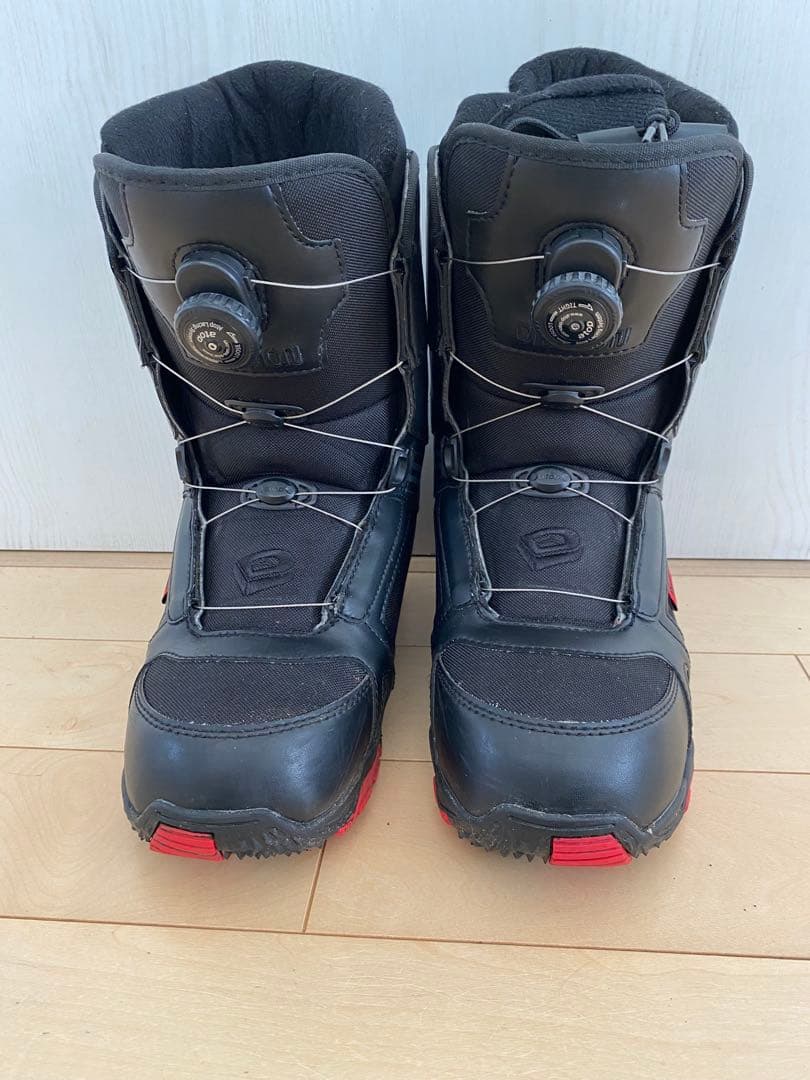 DIVISION スノーボードブーツ BOAシステム 黒/赤　27.0cm