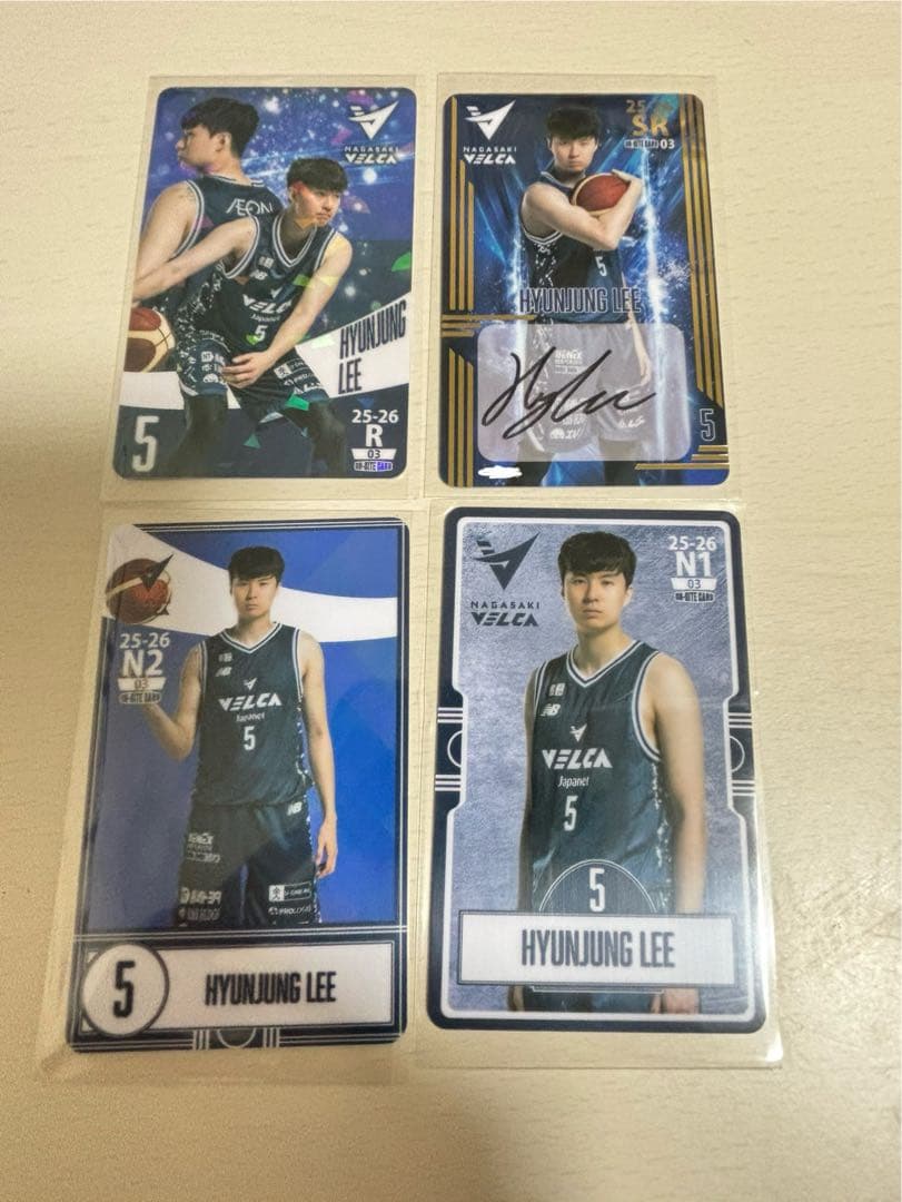 長崎ヴェルカ オンサイトカード SR R N1 N2 セットイヒョンジュン