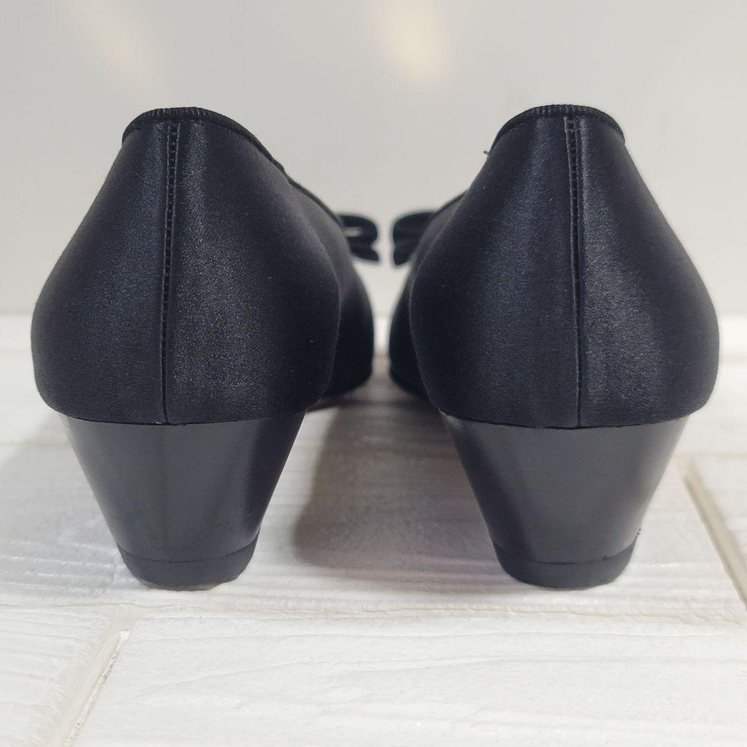 【極美品】FERRAGAMO ヴァラ パンプス 5.5C(23cm) ブラック