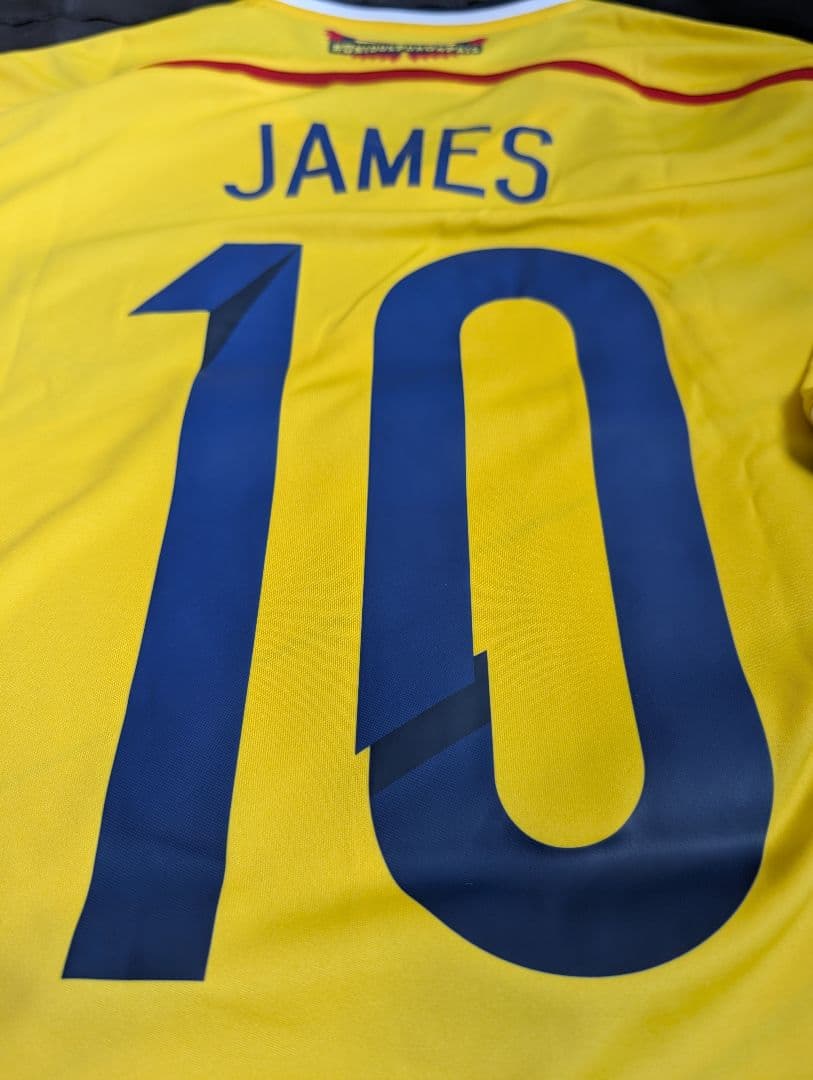 新品タグ付き】コロンビア代表/ハメス・ロドリゲス/H/2014W杯モデル