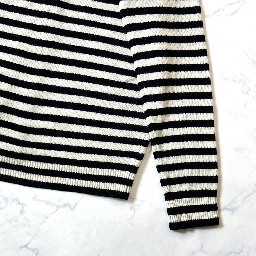 美品 marimekko ウニッコ ボーダー ニットカーディガン ユニセックス