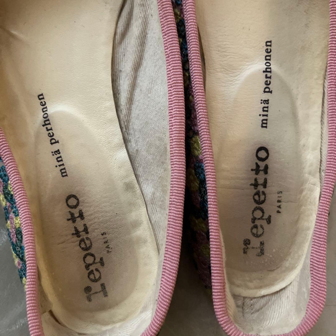 Repetto ミナペルホネン バレエシューズ - メルカリ