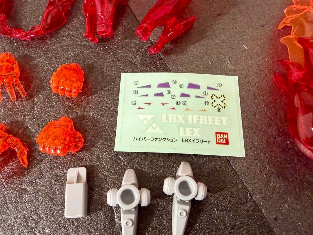 ハイパーファンクション LBXイフリート　ダンボール戦機　プラモデル