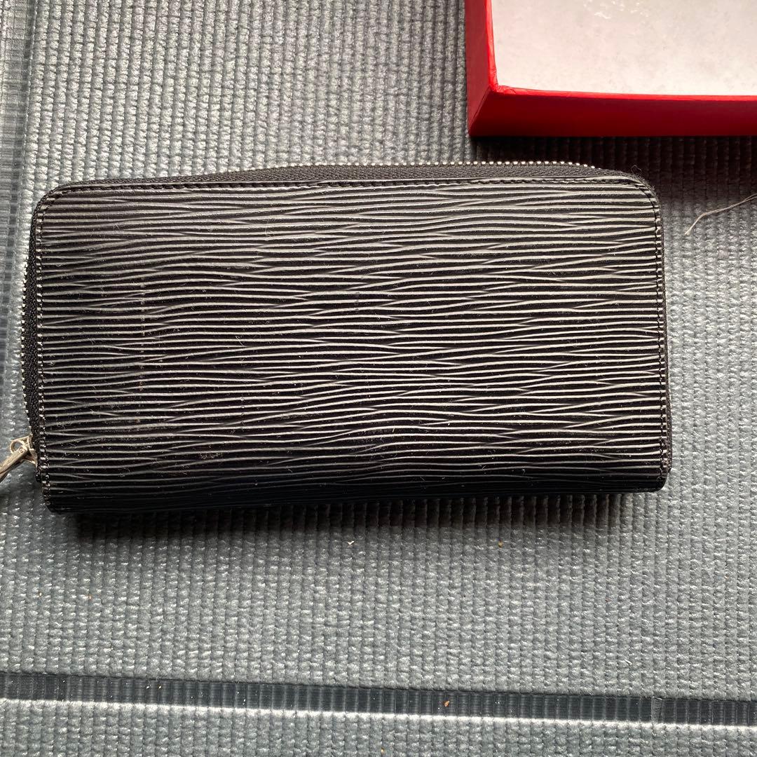 Louis Vuitton x Supreme 長財布 ブラック - メルカリ