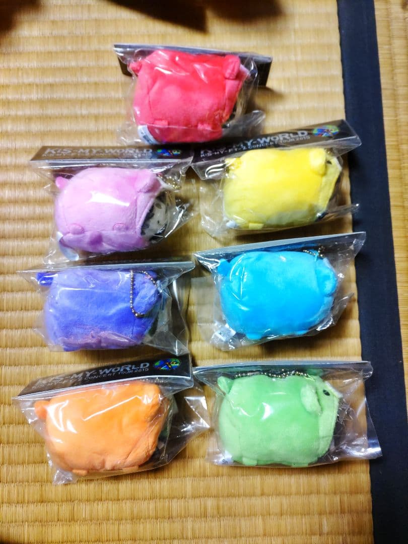 Kis-My-Ft2７個セット人形ぬいぐるみキーホルダー新品未使用未開封