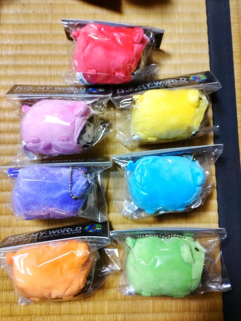 Kis-My-Ft2７個セット人形ぬいぐるみキーホルダー新品未使用未開封