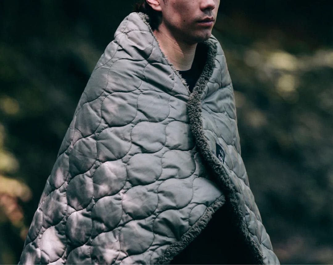 LUGH 魔法瓶ブランケット Sサイズ (6層/ グラフェン) オリーブドラブ