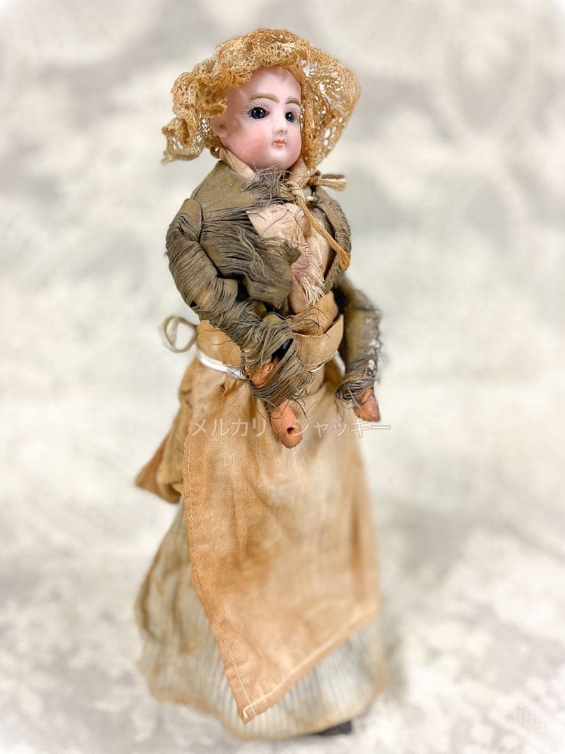 超希少】ゴーチェ☆アンティーク ビスクドール☆フレンチ ファッション