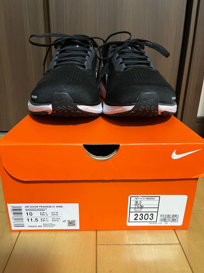 【超美品】NIKE ナイキ ペガサス 41 ワイド　28cm 楽天市場】ナイキ ペガサス 41 NIKE W Pegasus 41 ホワイト/ブラック