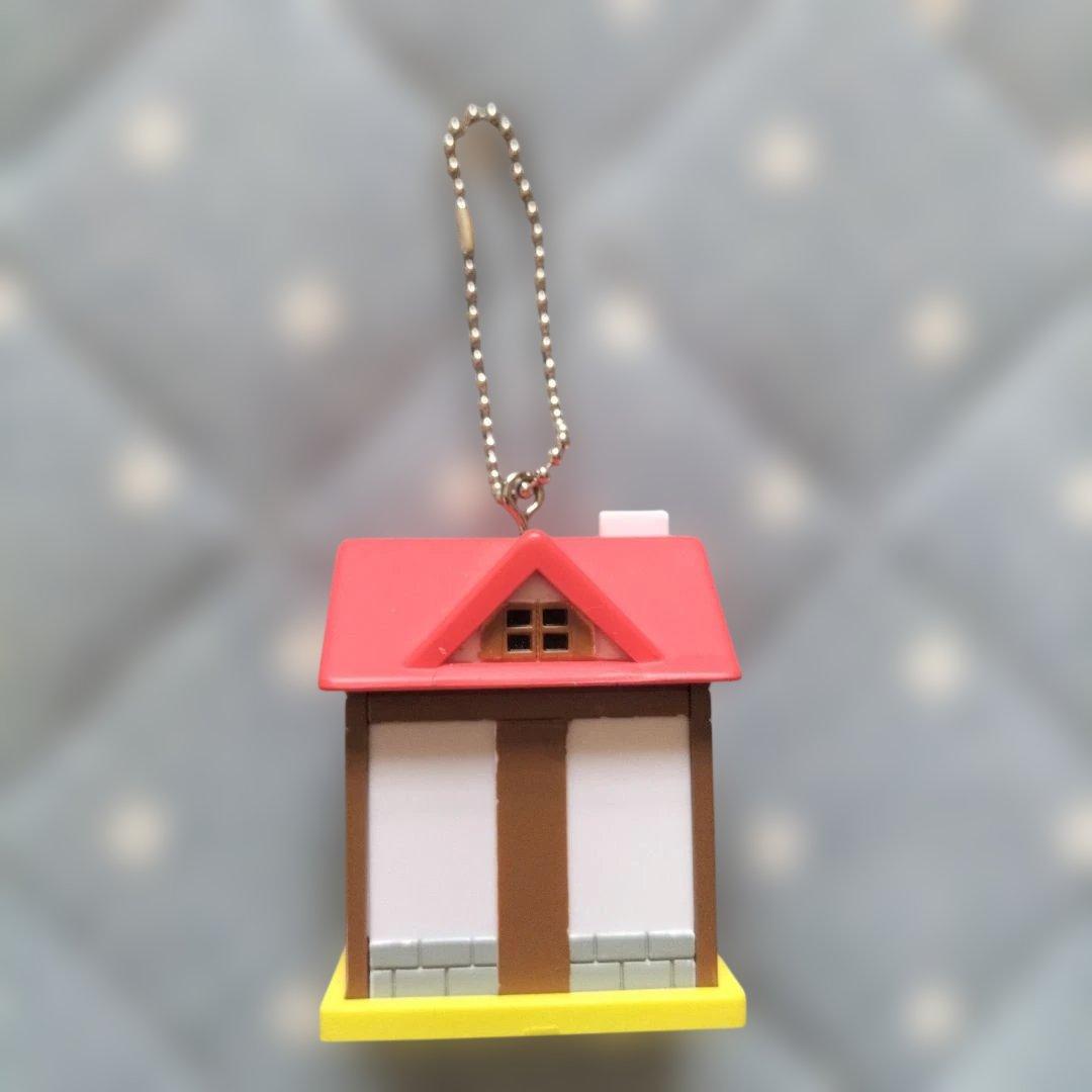 どうぶつの森 キーホルダー ミニミニハウスキーチェーン フー子 平成レトロ