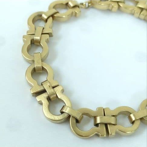 美品】サルヴァトーレフェラガモ ブレスレット ガンチーニ ゴールド