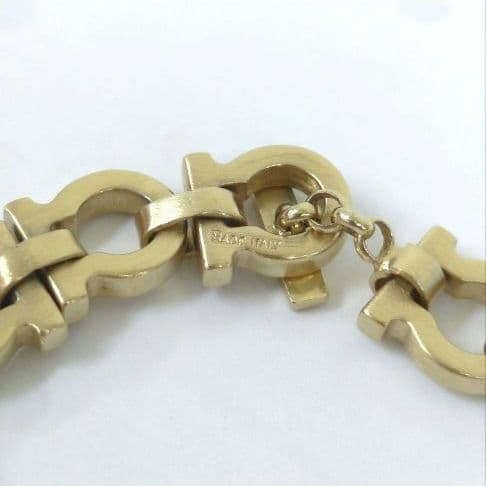 美品】サルヴァトーレフェラガモ ブレスレット ガンチーニ ゴールド