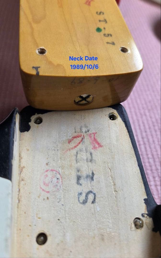 ⭐️Fender JAPAN ⭐️ST57-500ネックデイト1989/10/6 - メルカリ