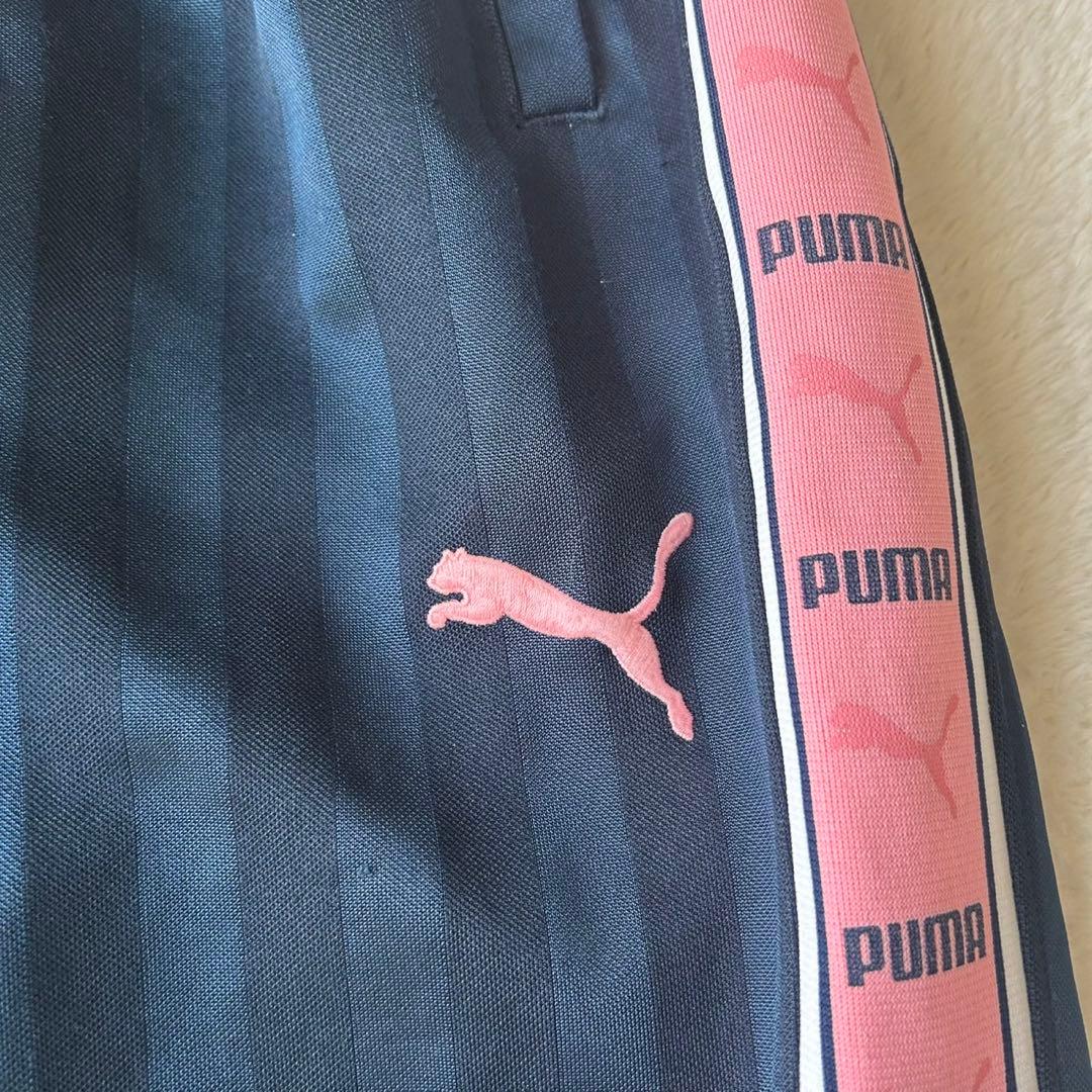 大人気✨プーマ ジャージ パンツ プージャ S ネイビー ピンク y2k